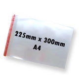 Clear A4 Cellophane Bags