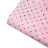 Pink Puppy Paws Premium Faux Leather Fabric