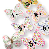 Spring Floral Butterfly Pinch Bows DIY Cut Out Faux Leather Fabric Sheets