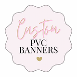 CUSTOM BANNER | UV PRINTED PVC | 77CM X 25CM
