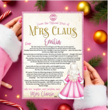 LETTER FROM MRS CLAUS - 2025 STANDARD EDITION- A4 PREMIUM CARD
