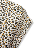 WHITE BUTTERFLY LEOPARD PREMIUM FAUX LEATHER FABRICS