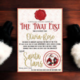 TWAT LIST CERTIFICATES - RED BOW EDITION 2025- A4 PREMIUM CARD