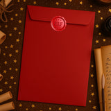 RED ELF WAX SEAL EFFECT SOLVENT STICKERS