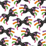 Sasha the Rainbow Spider Faux Leather DIY Hair Bow Loops & Craft Cutout Sheets