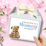 SPECIAL TREAT MOTHERS DAY UNISEX BLUE STRIPE TREAT BOX LABELS- SOLVENT DECAL