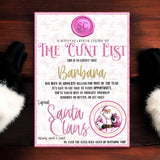 C*NT LIST CERTIFICATES - PINK BOW EDITION 2025- A4 PREMIUM CARD