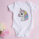 DTF TRANSFER - EMBROIDERY EFFECT- MAGICAL UNICORN