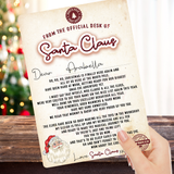 Xmas Eve Letter from Santa 2024- A4 Premium Card Version