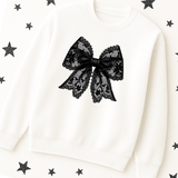 DTF TRANSFER | LACE COQUETTE BOW