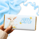 HAPPY EASTER- BLUE LAMB- CHOCOLATE WRAPPERS - Eliza Henri