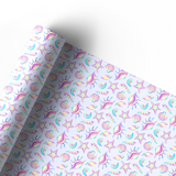 PRETTY SEA SHELLS | PREMIUM LEATHERETTE FABRIC