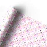 GIRL GHOST| PREMIUM LEATHERETTE FABRIC