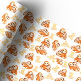 BRAVE LITTLE MONKEY | PREMIUM LEATHERETTE FABRIC