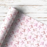 FESTIVE BOW BABE | PREMIUM LEATHERETTE FABRIC