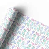 PASTEL DOLPHINS | PREMIUM LEATHERETTE FABRIC