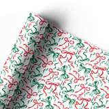 CHRISTMAS RIBBONS | PREMIUM LEATHERETTE FABRIC