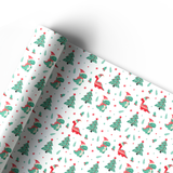 BABY DINO CHRISTMAS | PREMIUM LEATHERETTE FABRIC