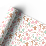GINGERBREAD PINKMAS | PREMIUM LEATHERETTE FABRIC
