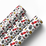 F1 RACING CARS | PREMIUM LEATHERETTE FABRIC