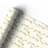 WHITE & GOLD 2026 | PREMIUM LEATHERETTE FABRIC