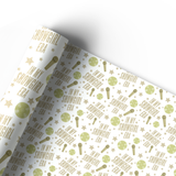 GOLD GLITTER SHOWGIRL | PREMIUM LEATHERETTE FABRIC