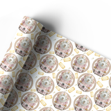 PINK NORTH POLE EXPRESS TRAIN | PREMIUM LEATHERETTE FABRIC
