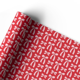 PINK & RED BOWS | PREMIUM LEATHERETTE FABRIC