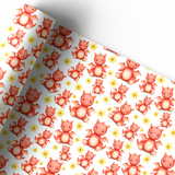 LITTLE RED DRAGON | PREMIUM LEATHERETTE FABRIC