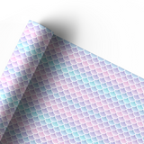 PRETTY PASTEL SCALES | PREMIUM LEATHERETTE FABRIC