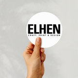 CUSTOM SOLVENT STICKERS- GLOSSY OR MATTE- 10 CM