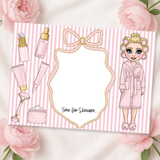 PERSONALISED FAUX LEATHER BEAUTY MATS | WOMEN'S SKINCARE EDITION