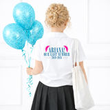 CUSTOM DTF TRANSFER- GLITTER EFFECT -OUR LAST SUMMER- SCHOOL LEAVERS 2026