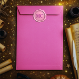 MRS CLAUS INITIAL ‘MC’ WAX EFFECT SOLVENT STICKER SEALS