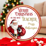 SANTA TEACHER TUBS | CHOCOLATE TUB DECALS