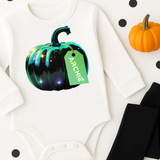 DTF TRANSFER | NEON PUMPKIN WITH TAG