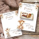 Neutral Giraffes’ Mothers Day Galaxy Boards- Premium Card