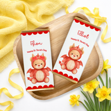 ST DAVID'S DAY- DRAGON BEAR- CHOCOLATE WRAPPERS