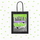 GREEN SLIME STRIPE TREAT BAG LABELS- UV DECAL