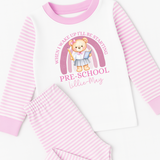 CUSTOM DTF TRANSFER | WHEN I WAKE UP- PRE-SCHOOL TEDDY PINK