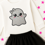 DTF TRANSFER | GHOSTIE GIRL RHINESTONES- PARTY COLLECTION