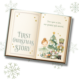 SAGE NUTCRACKER FIRST CHRISTMAS STORY BOOK- MAGNETIC BOX TOPPER