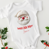 CUSTOM DTF TRANSFER | KNITTED PURE WHITE SANTA