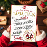 MY FIRST LETTER FROM SANTA CLAUS 2025- RED- A4 PREMIUM CARD