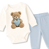 DTF TRANSFER | FLUFFY BLUE TEDDY BEAR