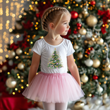 DTF TRANSFER | PINK CHRISTMAS TREE