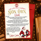 WELSH LETTER FROM SANTA - 2025 STANDARD EDITION- A4 PREMIUM CARD