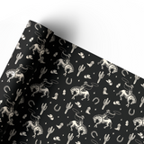 WILD WEST BLACK | PREMIUM LEATHERETTE FABRIC