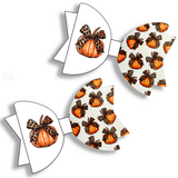 Leopard Pumpkin Bow DTF Mini Transfers for Bows