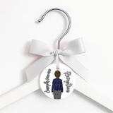 BACK TO SCHOOL BOY'S DOLLY LEATHERETTE HANGER TAGS- PRE CUT